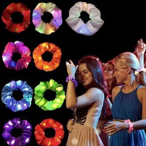NWT!! 2PC SCRUNCHIE LED LIGHT UP SET!! HOT SELLER 🔥